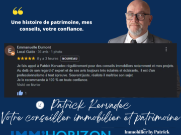 avis client patrick kervadec morbihan immobilier agence immobilière Plouay, Lorient vannes