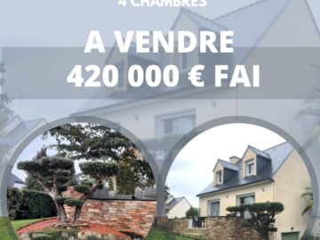 Situé dans un quartier calme et résidentiel de la commune de Kervignac, cette maison vous offre un jardin paysager sur un terrain de 978 m² et entièrement clôturé. En arrivant par le rdc, vous découvrez une entrée avec placard, qui vous amène vers un salon-séjour de près de 40 m² lumineux agrémenter d’une belle cheminée et ouvrant vers une terrasse de 29 m² sud, une cuisine aménagée et équipée. Une suite parentale qui comprend sa chambre et une salle d’eau séparée avec douche italienne. L’étage vous offre 2 belles chambres, et un espace chambre/bureau supplémentaire. Vous bénéficier d’une salle de bain et toilettes séparés. On trouve un sous-sol complet de 78 m², pouvant accueillir jusqu’à 2 véhicules. Vous trouverez à l’entrée de la propriété une cour en goudron avec deux places de parking, un portail électrique y donne accès. Les plus : chauffage pompe à chaleur de 2019, une bonne isolation, le calme Point forts - Emplacement central exceptionnel, proche de toutes les commodités - Ambiance chaleureuse grâce à la cheminée La commune de Kervignac est à 20 min de Lorient , 35min de Vannes et 1h30 de Rennes. Venez découvrir cette jolie maison située dans un quartier très prisé, à proximité à pied des écoles des commerces, du centre. La taxe foncière est de 623 € DPE C et A Les informations sur les risques auxquels ce bien est exposé sont disponibles sur le site Géorisques : www.georisques.gouv.fr » Une visite virtuelle et d'autres photos bientôt disponibles pour vous rendre compte des volumes, pour en savoir plus, pour en faire la visite contactez moi vite. 06 52 74 57 84 ou patrick.kervadec@liberkeys.com Cette annonce vous est proposée par Patrick Kervadec - Lorient - N°RSAC: 394885537, Enregistré au Greffe du tribunal de commerce de Lorient - Annonce rédigée et publiée par un Agent Mandataire - Frais à la charge du vendeur.