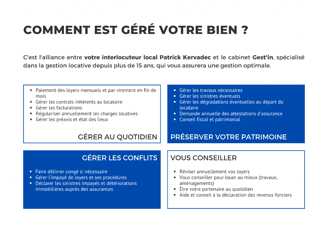 Gestion location pour propriétaire